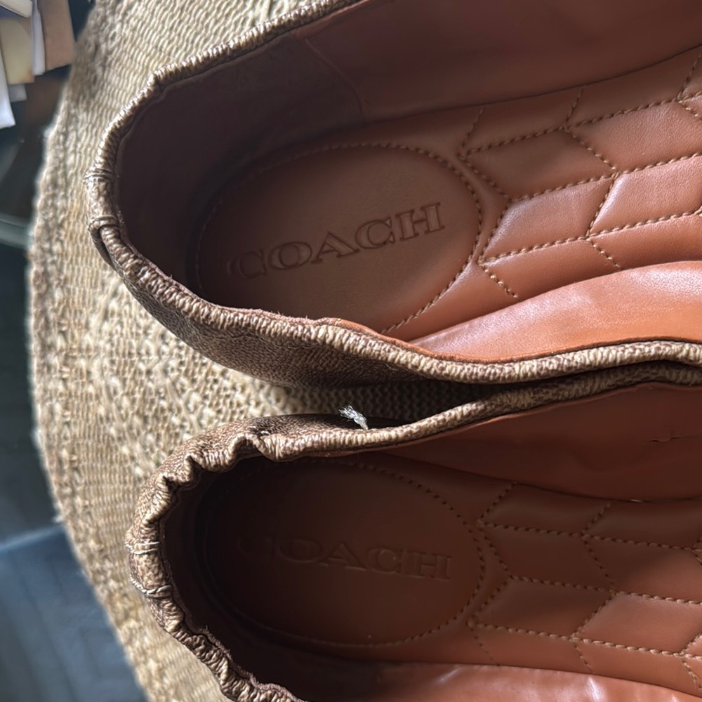 Coach Women's Tan Ballet Flats